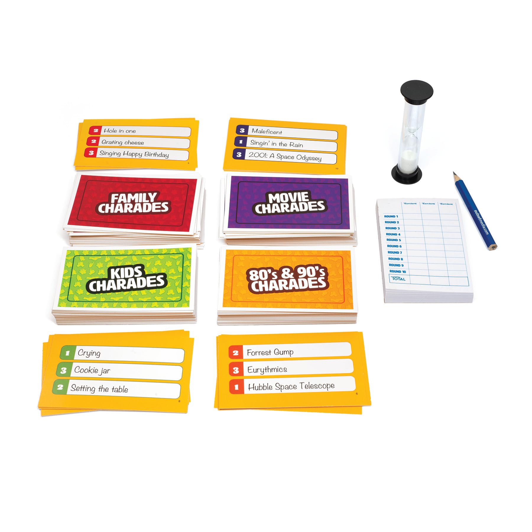 Outset Media Kids Charades for ages 7+ enables easy acting and giggles.
