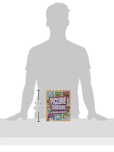 Outset Media Picture Charades in-hand grip highlights four categories for varied acting.