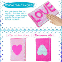 Outus A5 notebook showing durable glitter cover and football motif.