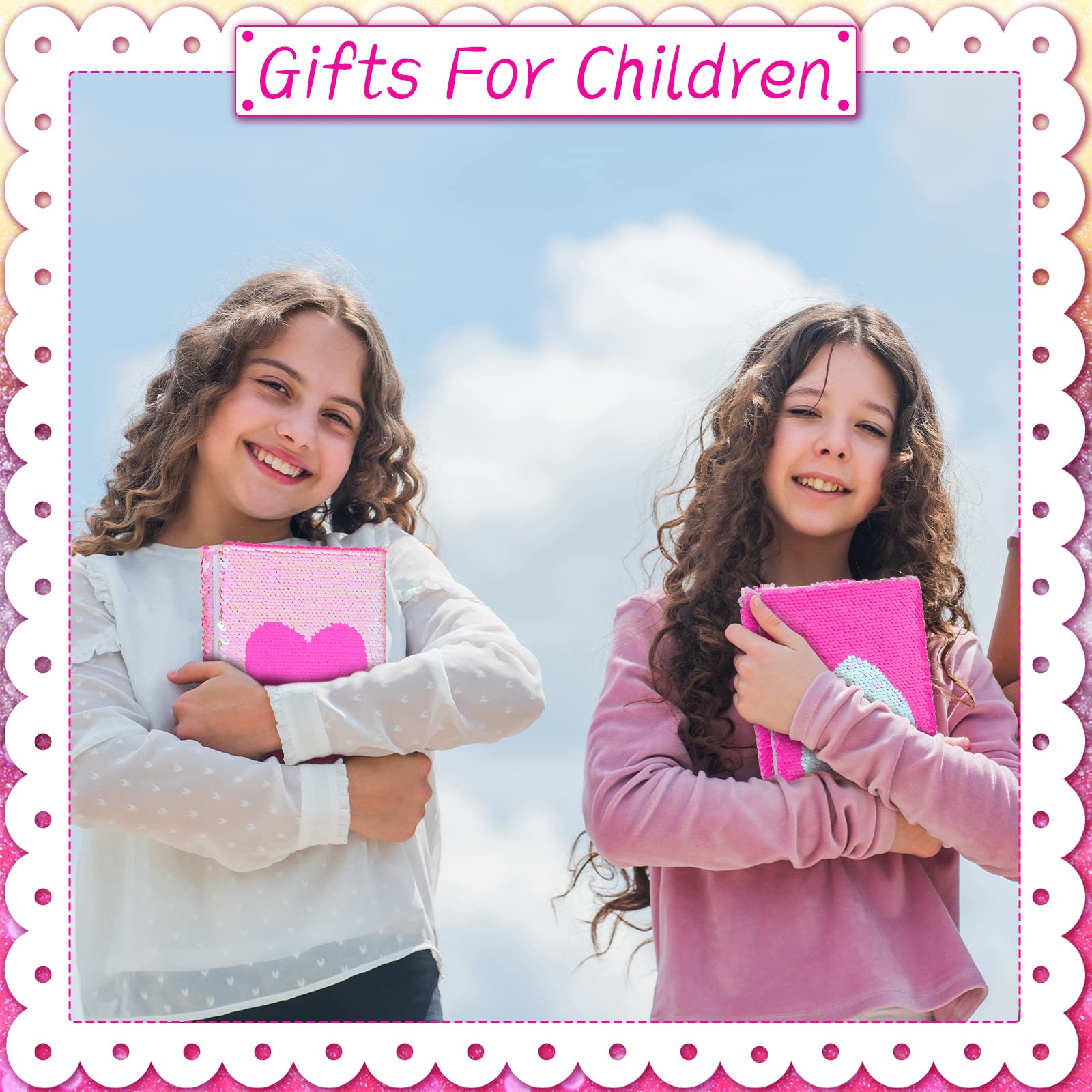Outus Valentine-themed gift notebook for kids' creativity and fun.