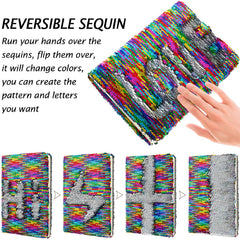 Outus sequin journal lined pages in A5 size for easy planning