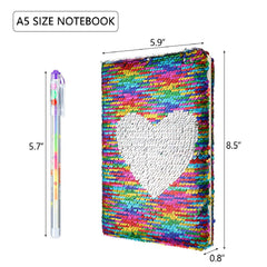 Outus sequin journal pens show vibrant multi-color ink for lively notes