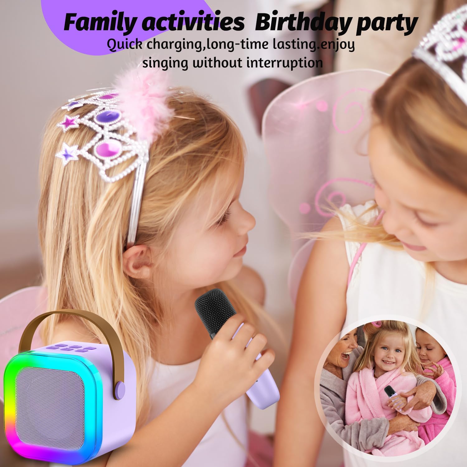 OUTUVAS compact speaker ideal for travel and family gatherings