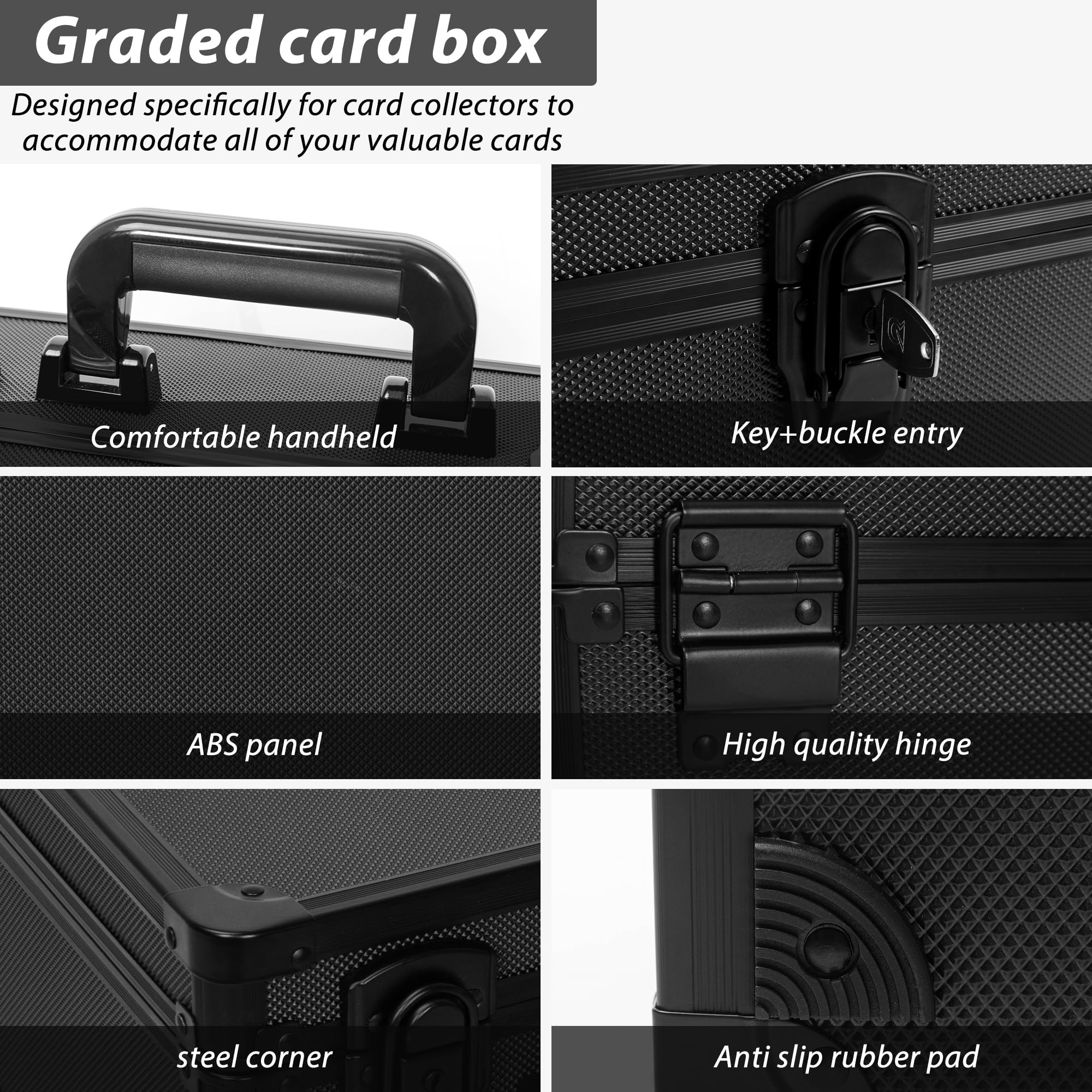 OUUTMEE aluminum alloy frame plus hard-shell exterior resists dust and moisture.