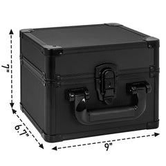 OUUTMEE black carrying case offers a stylish, professional display and transport.