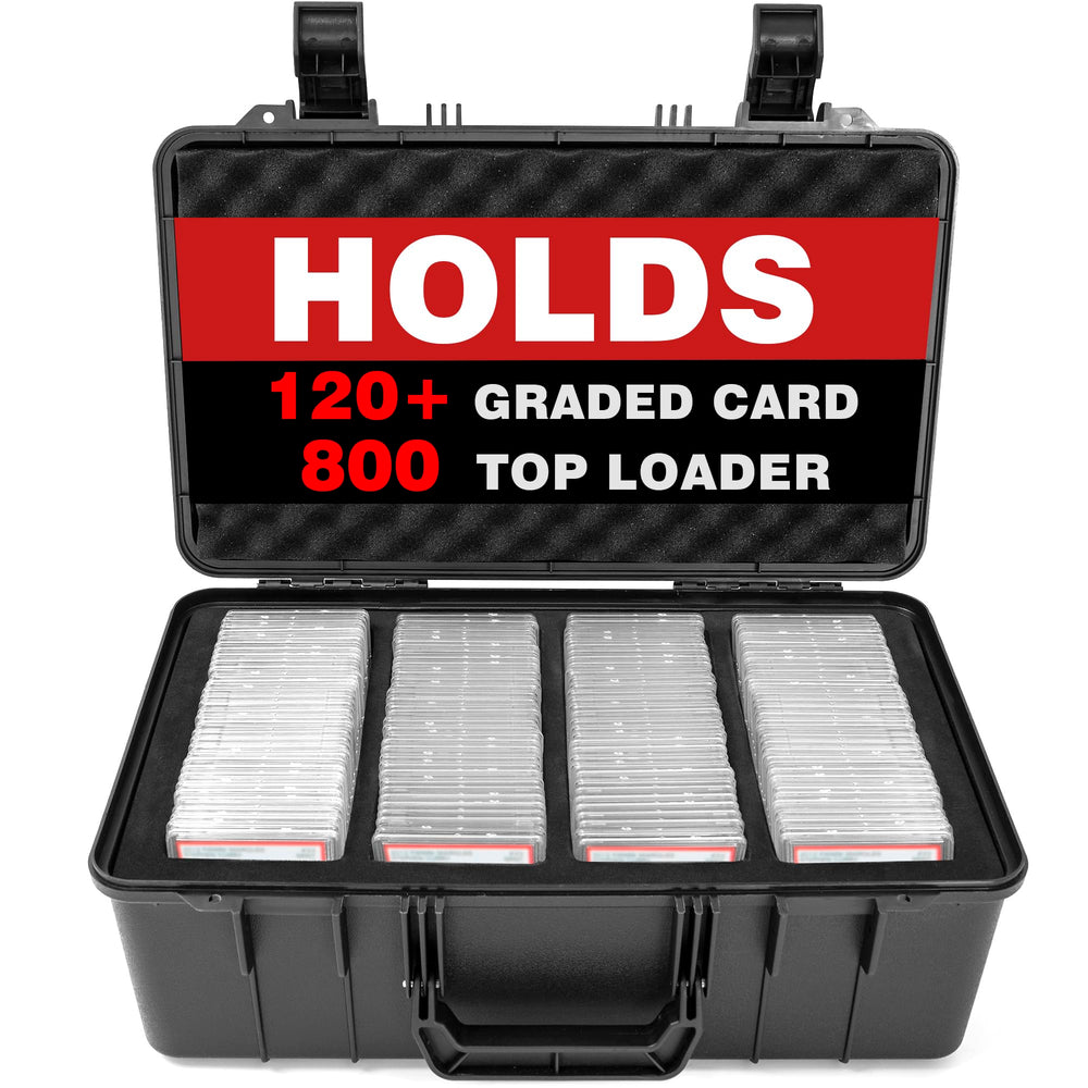 OUUTMEE graded card case shell protects cards during storage.