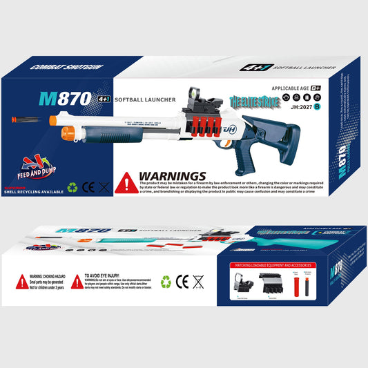 Ouzhimanxing 40-soft-darts included for safe, soft-contact target practice.