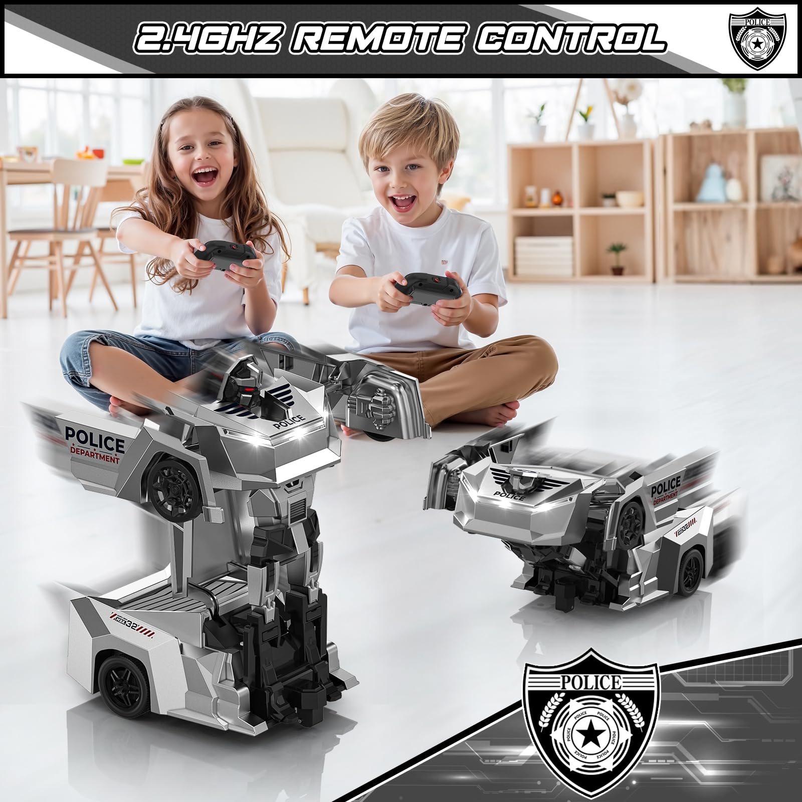 Ovaasy Transform RC Car 360-degree rotation capability in action