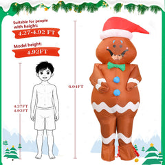 OVIFM Gingerbread costume in action during playtime and celebrations.