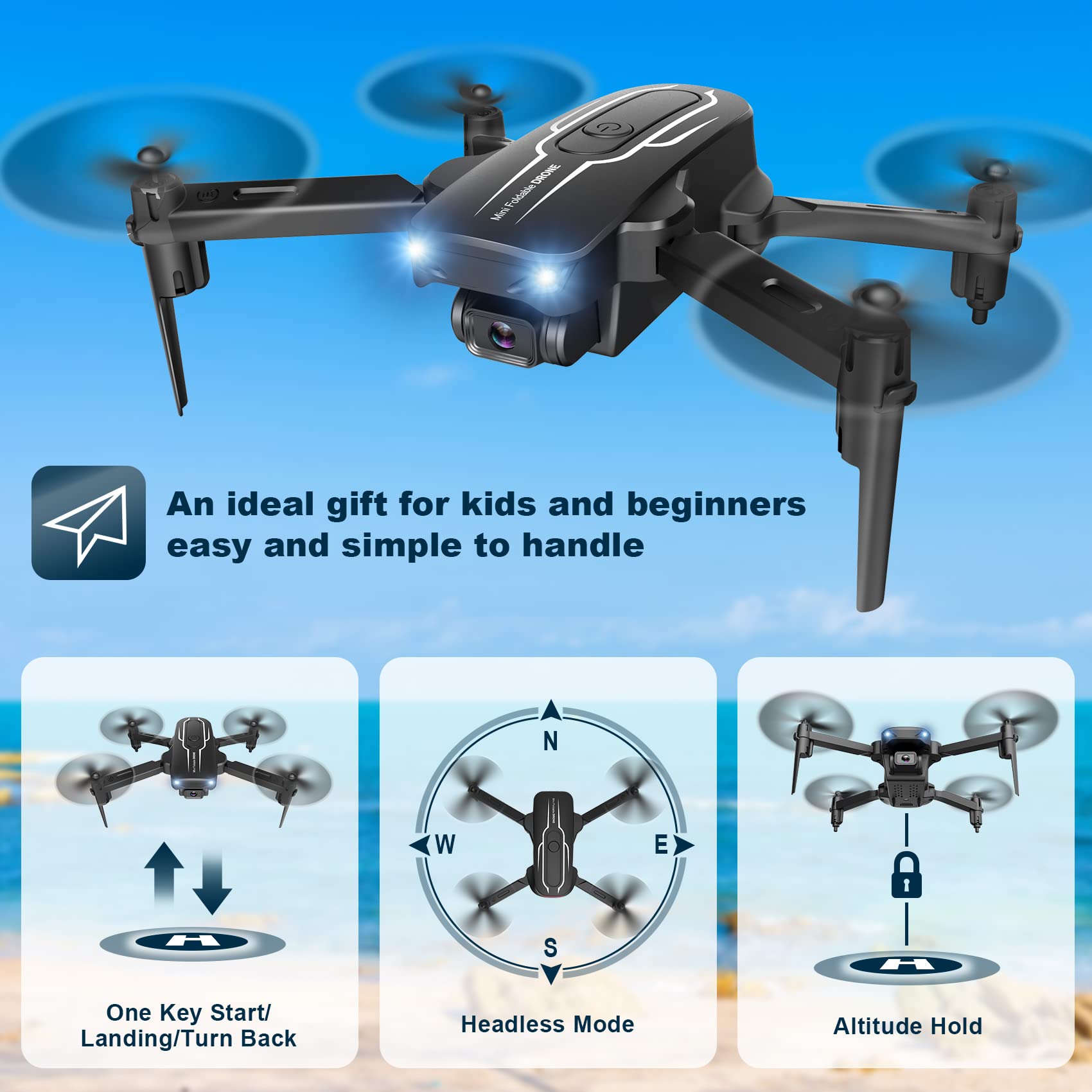 Oviliee S17 two batteries extend flying time for longer sessions