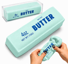 OvOHapia crunchy blue butter front view showing compact design and visual appeal