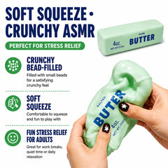 OvOHapia squishy mid-squeeze demonstrating moldable action and audible crunch