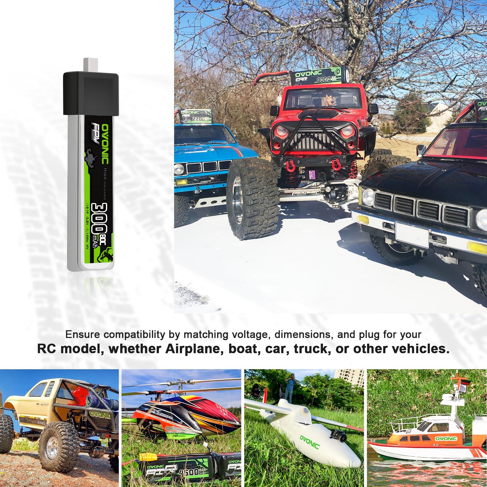 OVONIC 8g cell—lightweight power for flight.