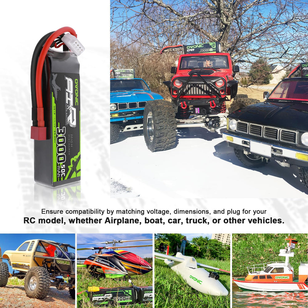 OVONIC battery pack includes stickers and manual for quick setup.