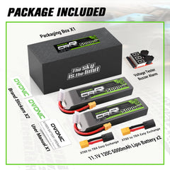OVONIC support and two-year warranty for RC battery reliability