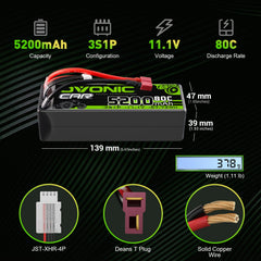 OVONIC battery hardcase shown for rugged RC racing durability.