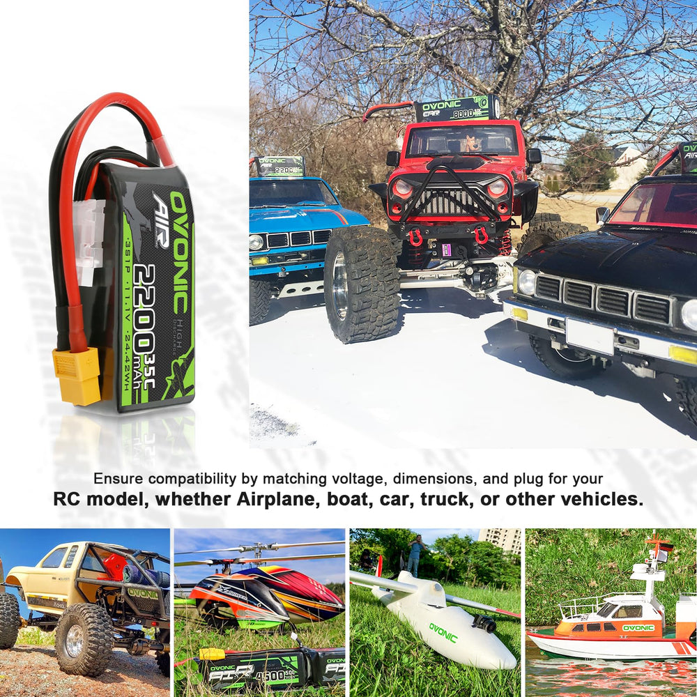 OVONIC soft-case packaging protects the battery during transport.