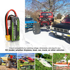 OVONIC soft-case packaging protects the battery during transport.