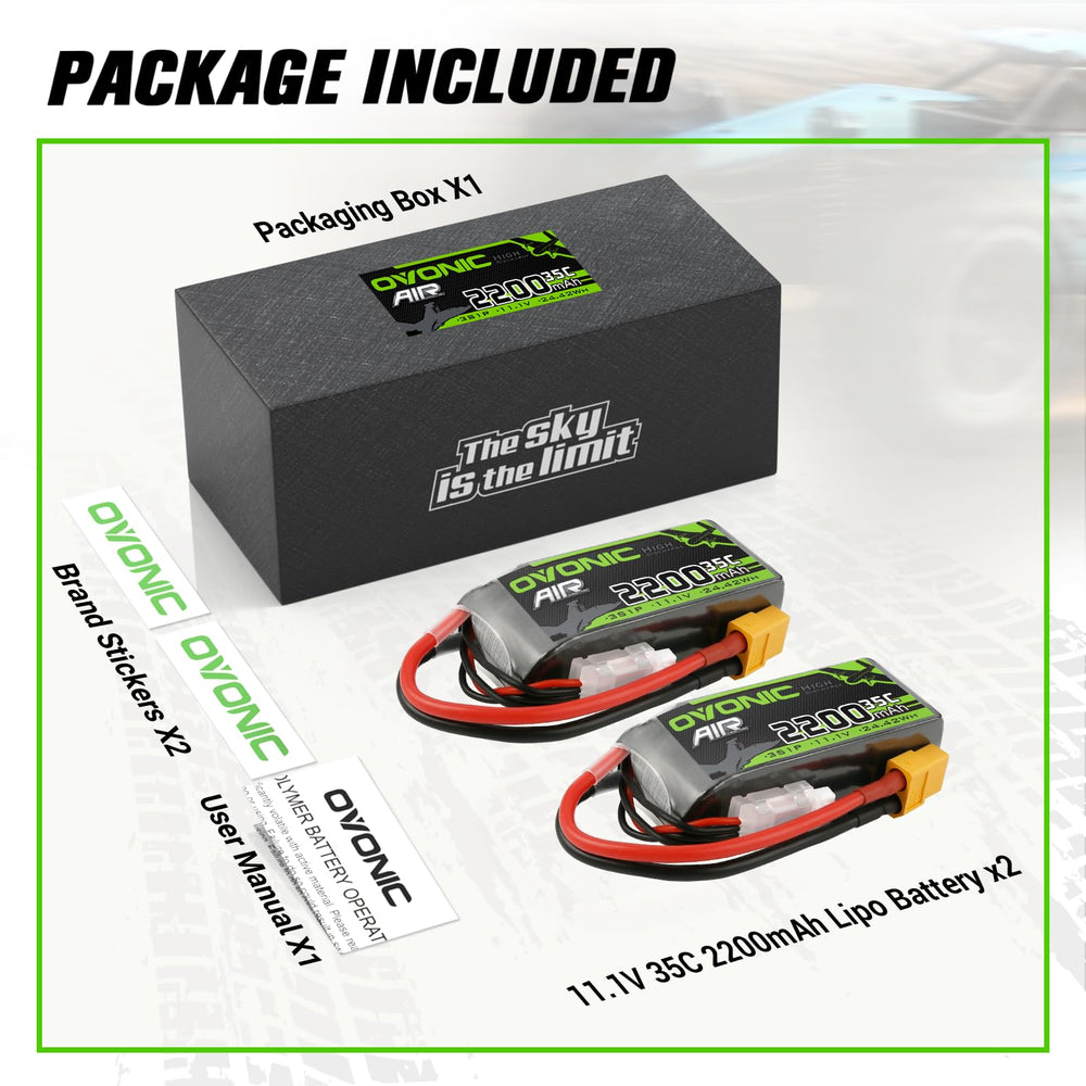OVONIC compatible with airplanes and helicopters for versatile RC setups.