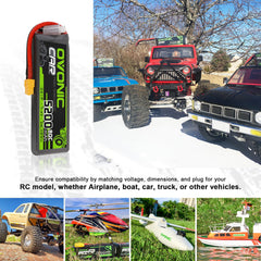 OVONIC compatible with 1/8 and 1/10 RC cars, buggies.