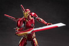 OVONNI MK50 Ironman 7-inch figure posed for dynamic display.