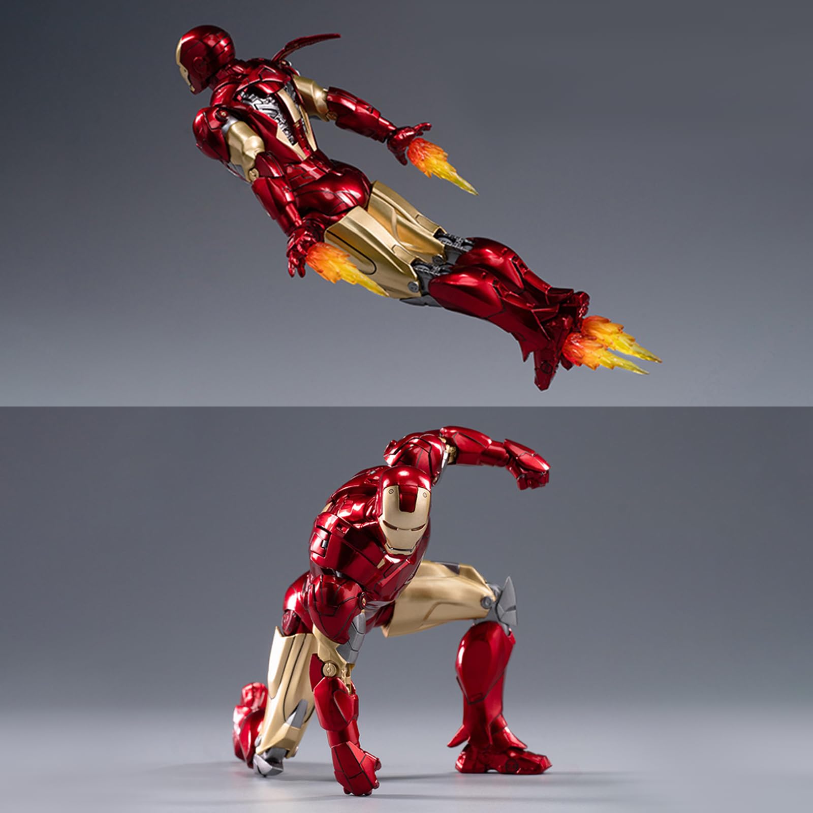 OVONNI MK6 Ironman multi-joint stand provides stable poses.