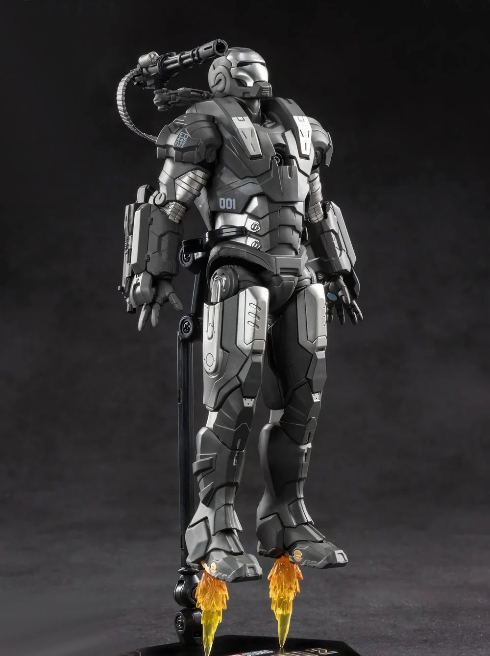 OVONNI War Machine MK1 front view shows pose-ready design for shelves.