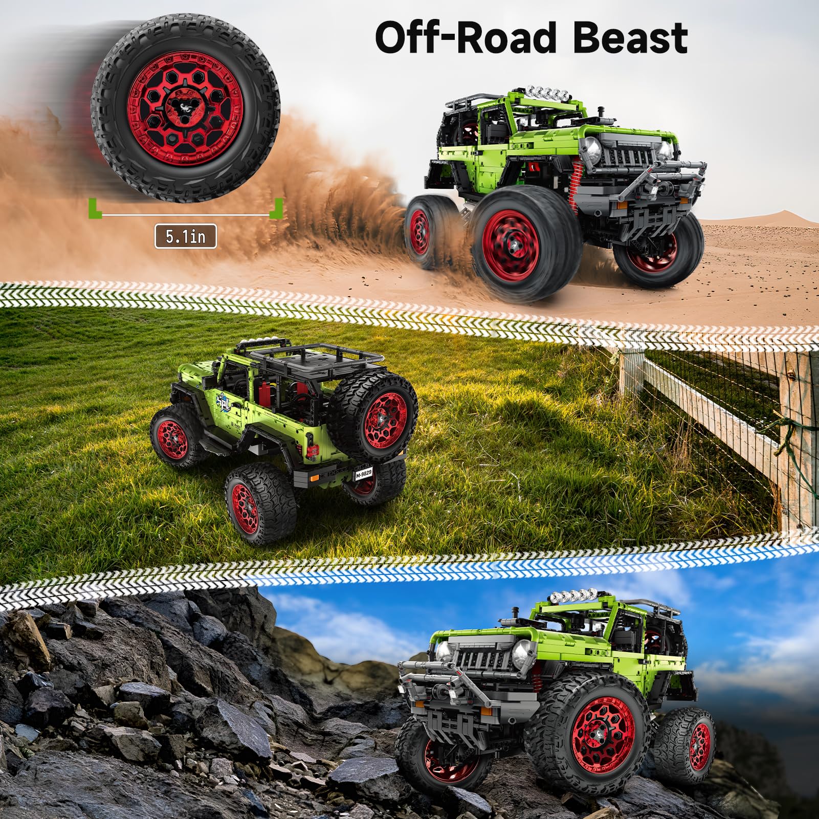 OWNONE 1 Wrange motors deliver strong torque for hill climbs and off-road fun