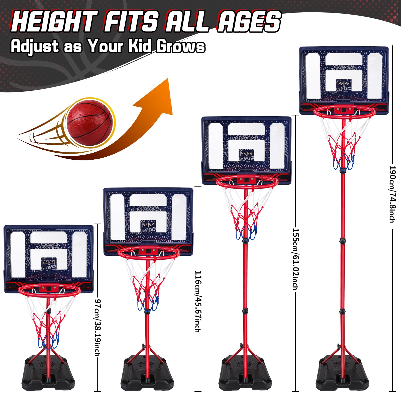 Interactive voice feedback cheers after baskets on Ownone hoop