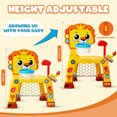 OWNONE height-adjustable hoop grows with your child.