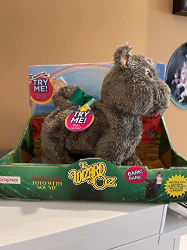 OZ 125th Anniversary Walking Toto side view showing leash-action for interactive walking play.