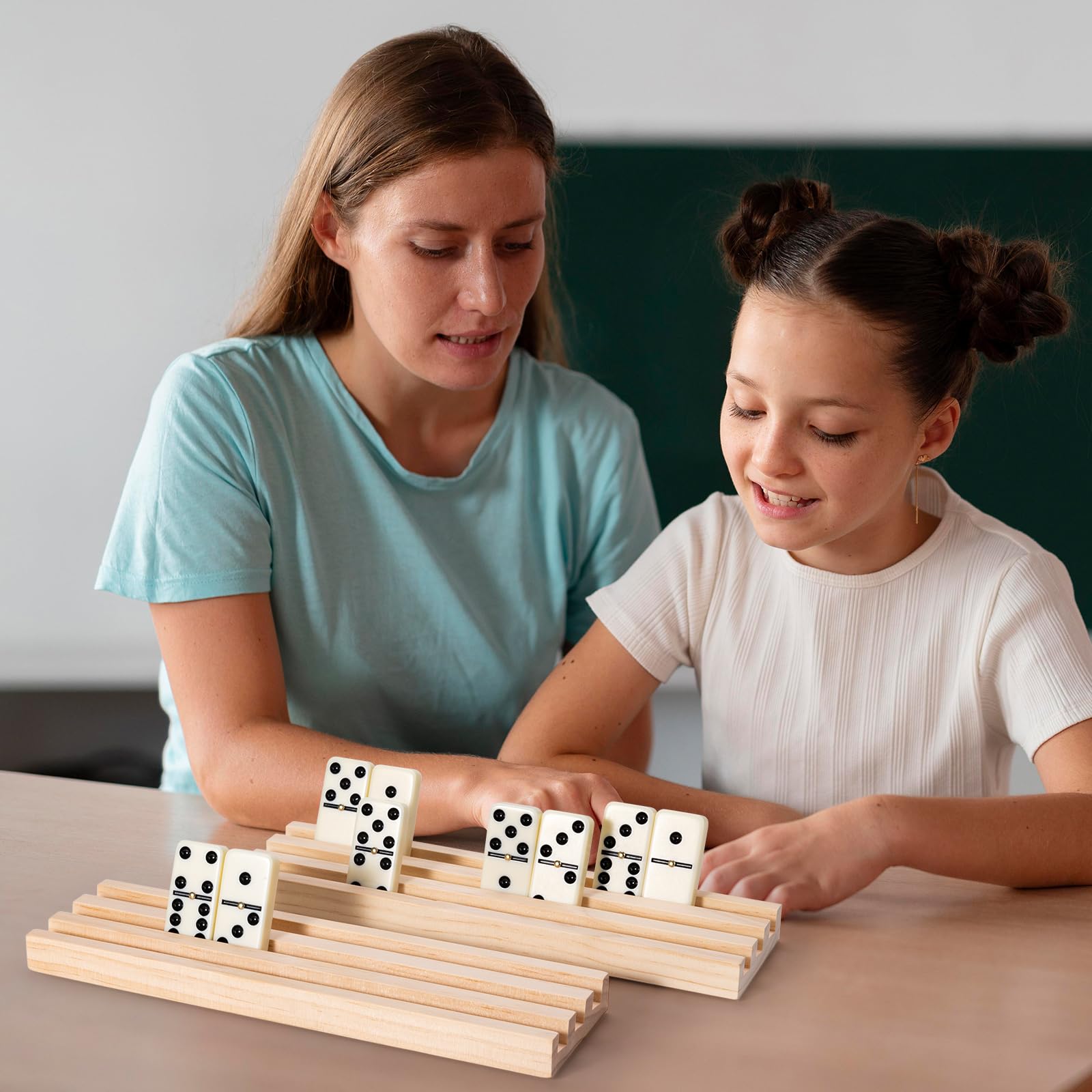 OZFRHO wooden racks measure 10 x 2.8 x 0.75 inches.