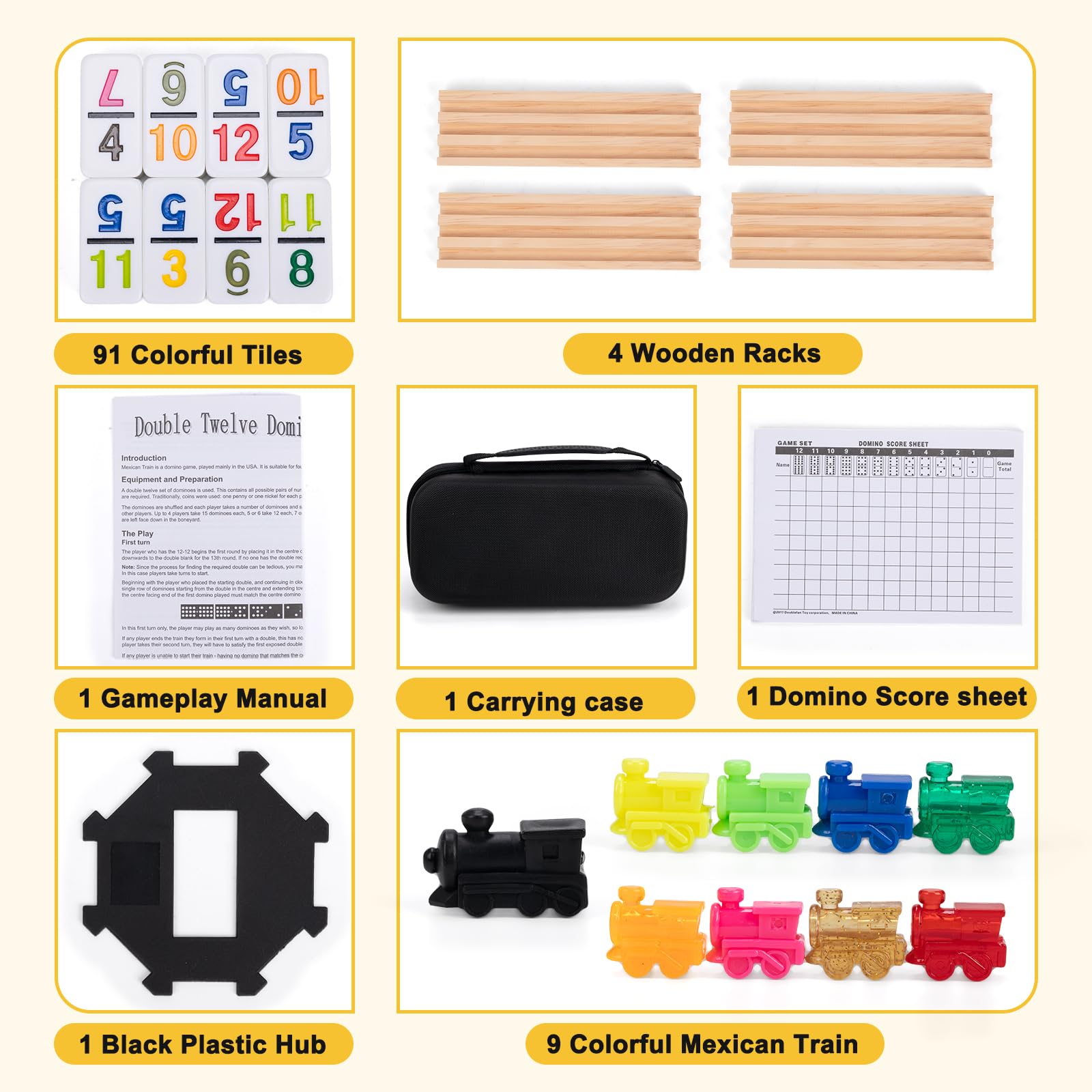 OZFRHO hub and train setup, quick access for starting Mexican Train rounds