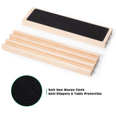 OZFRHO pine wood racks with smooth finish for comfortable handling.