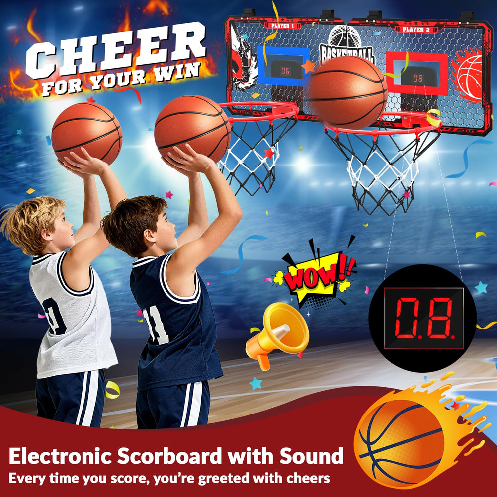 OZMI dual-hoop action scene encourages social competition at home