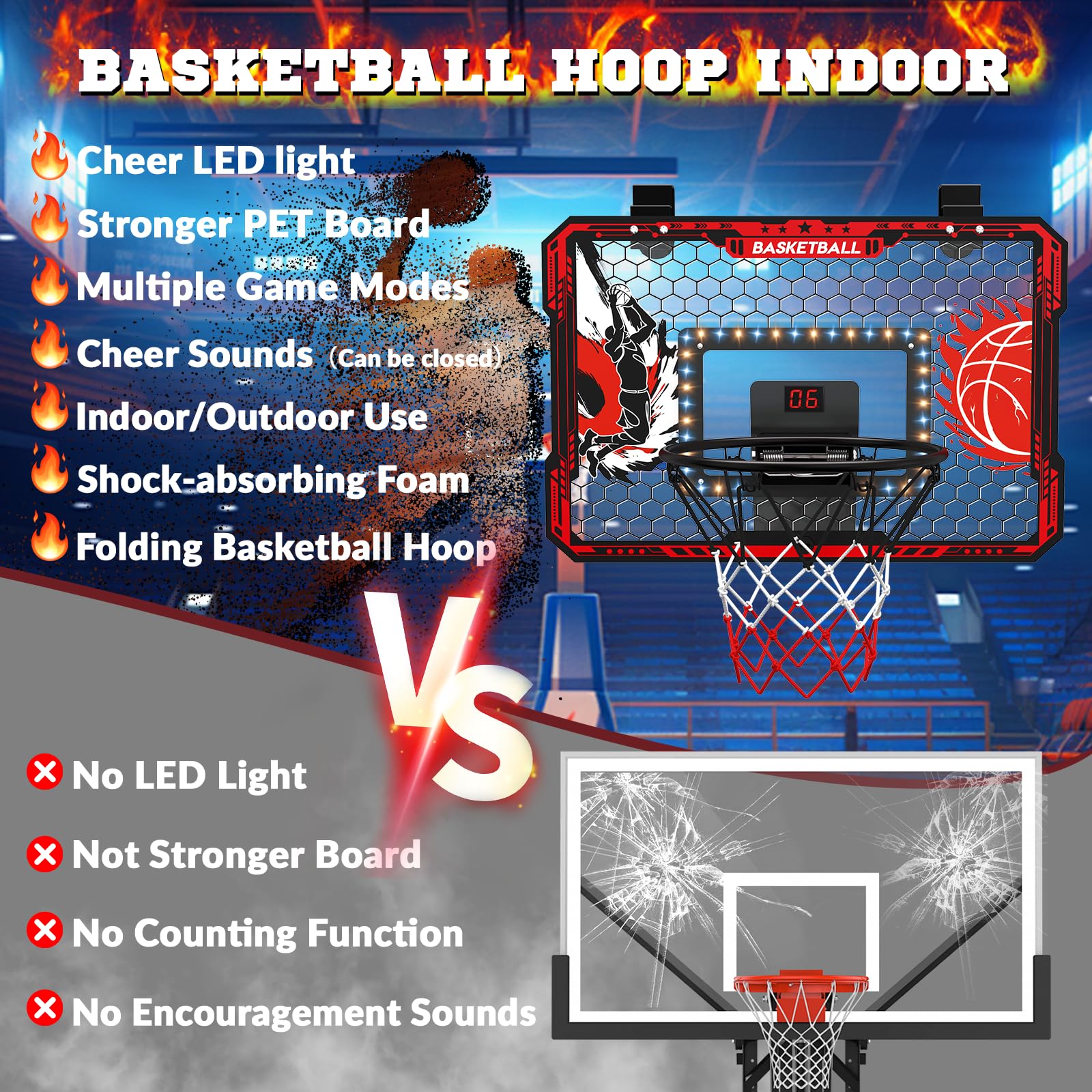 OZMI mini basketballs set for quick games