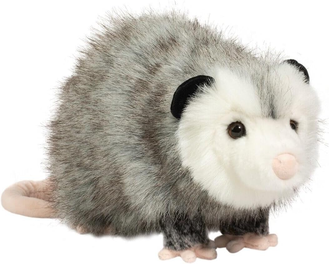 Ozzy DLux 13-inch Possum plush front view, ideal for comforting hugs.