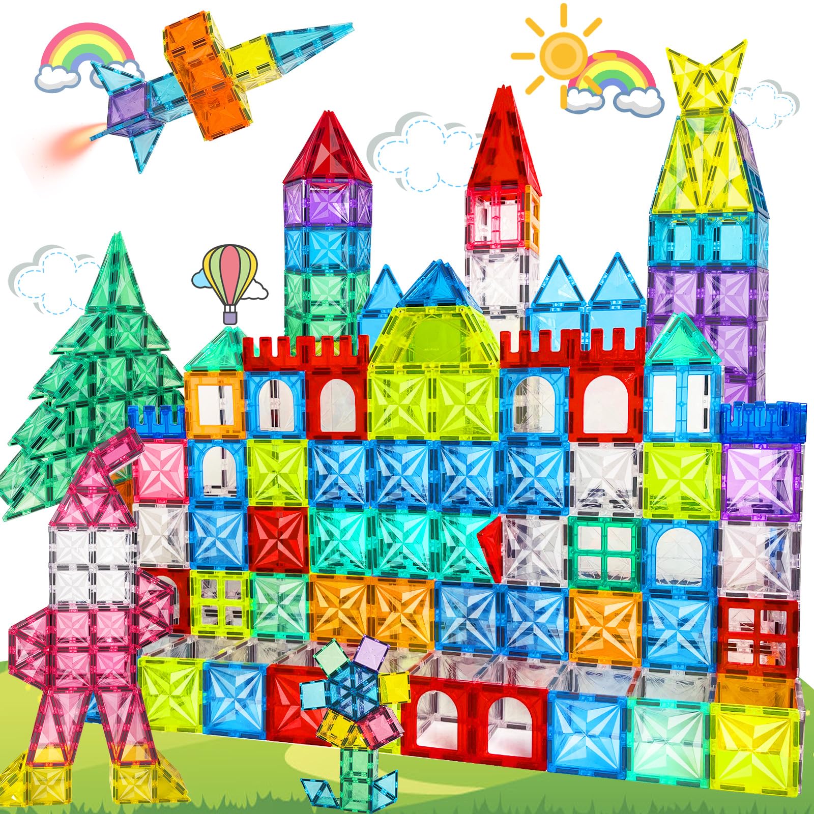 Paaxido 4D diamond tiles 100pcs assembly for versatile building play