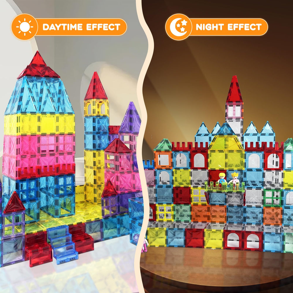 Paaxido castle, bridge, and airplane builds for versatile imaginative play.