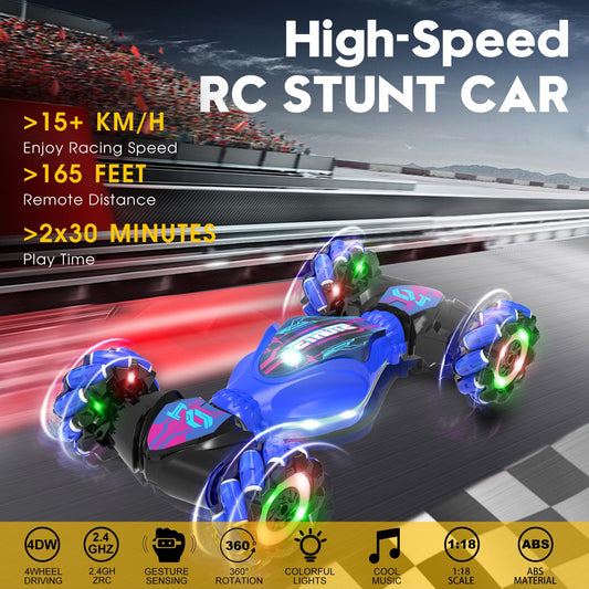 Paaxido Gesture RC Car side view highlighting its 4WD stability.