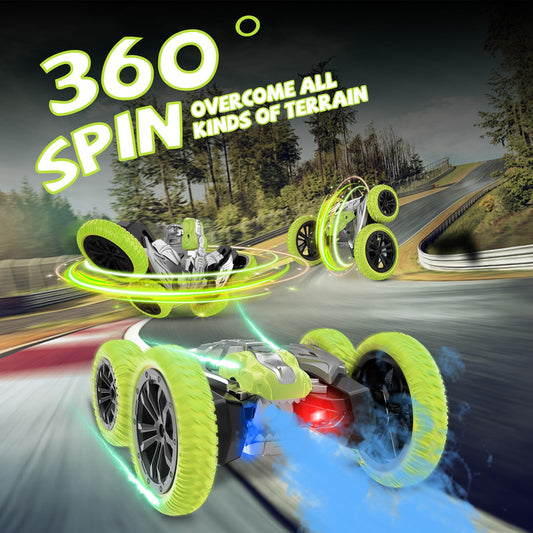 Paaxido RC stunt car doublesided drive enables versatile tricks