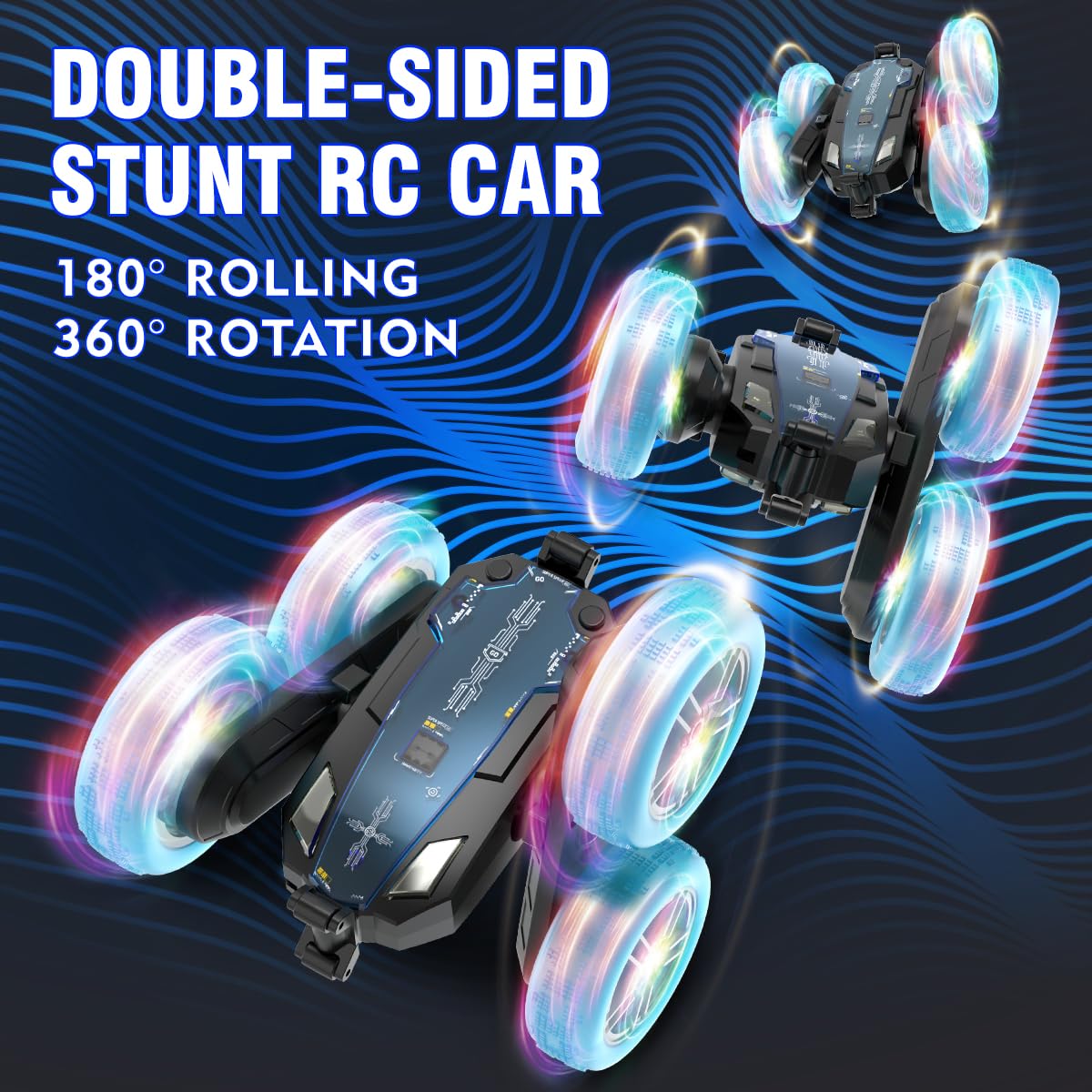 Paaxido RC car 360-degree rotation demo for thrilling stunts and flips