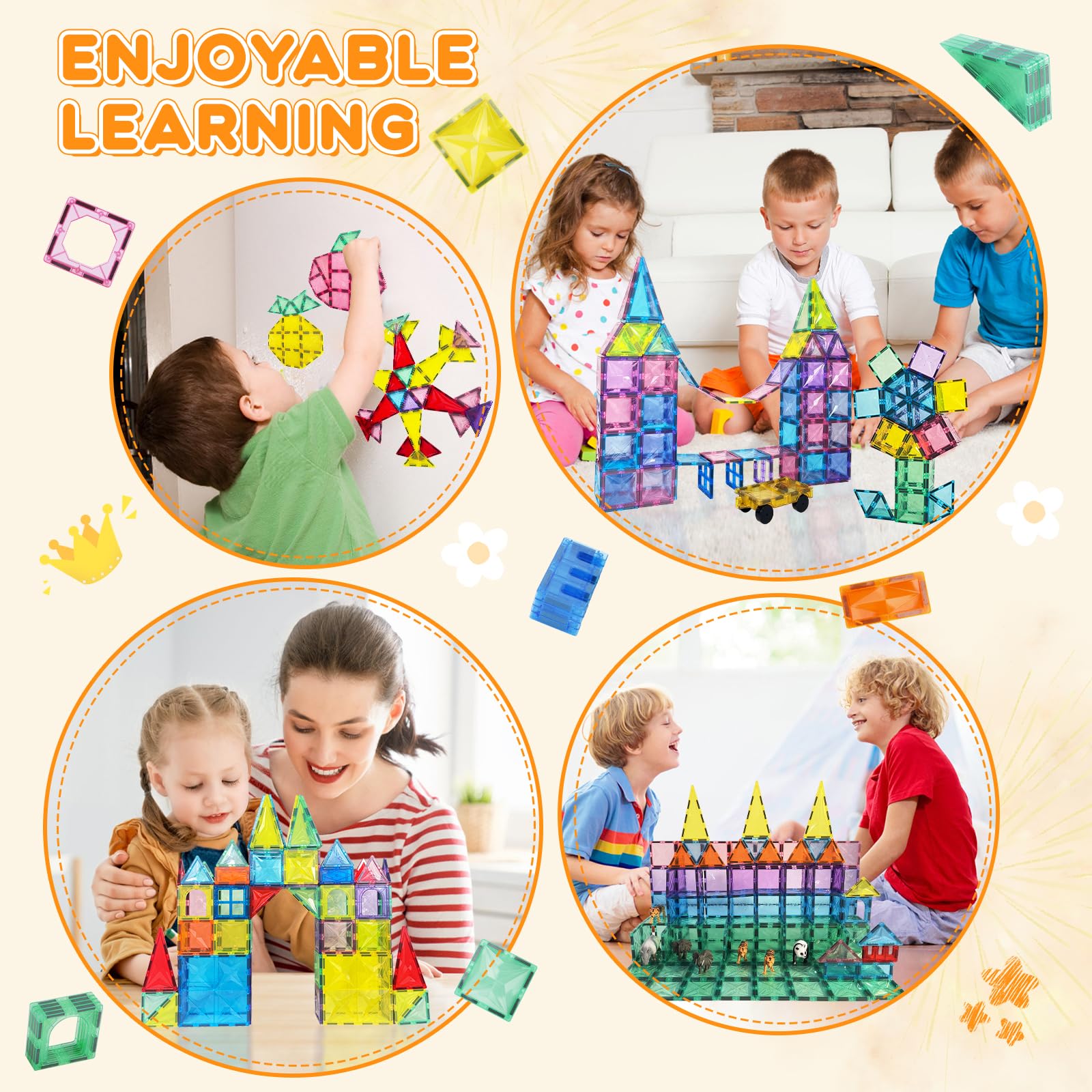 Paaxido smooth rounded edges ensure kid-friendly handling during play.
