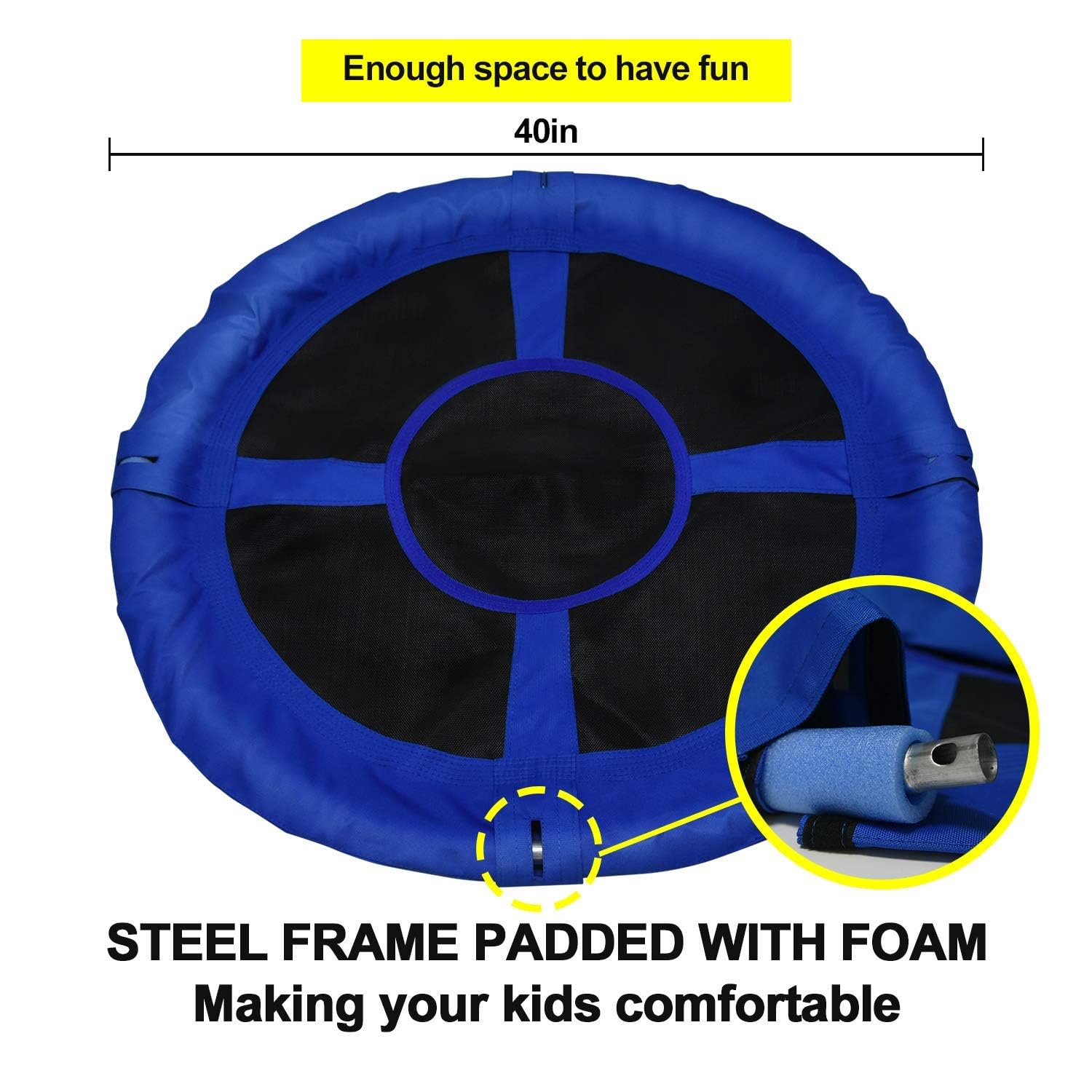 PACEARTH included straps and carabiners enable easy, secure installation
