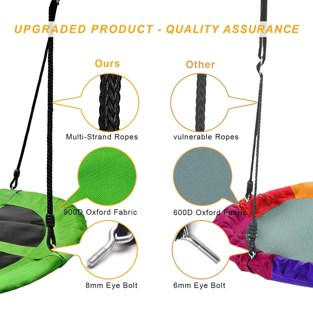 PACEARTH two swing straps with carabiners enable easy mounting