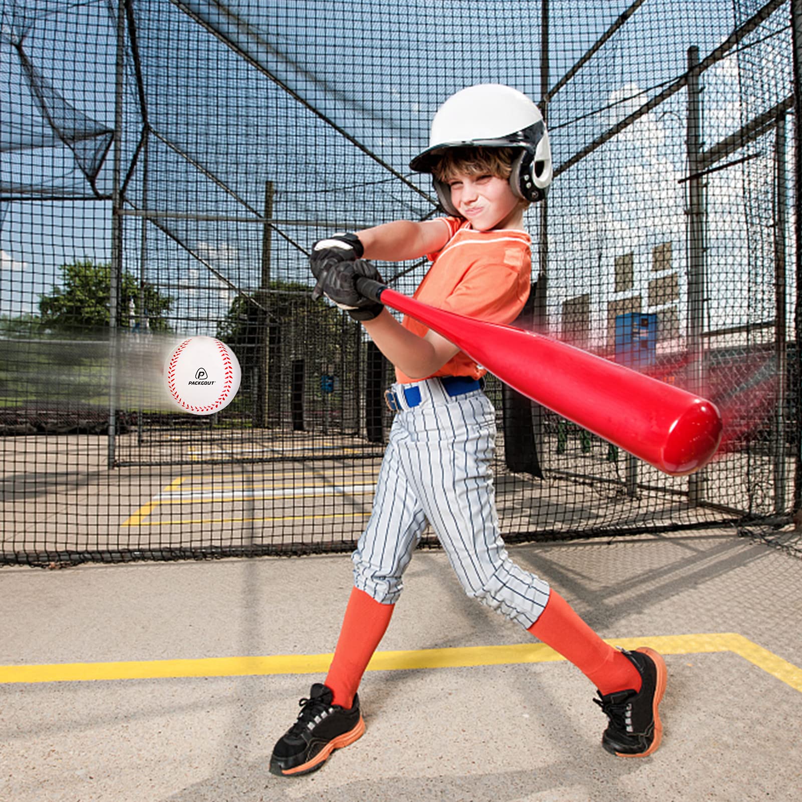 PACKGOUT training baseballs are safe, lightweight, and beginner-friendly