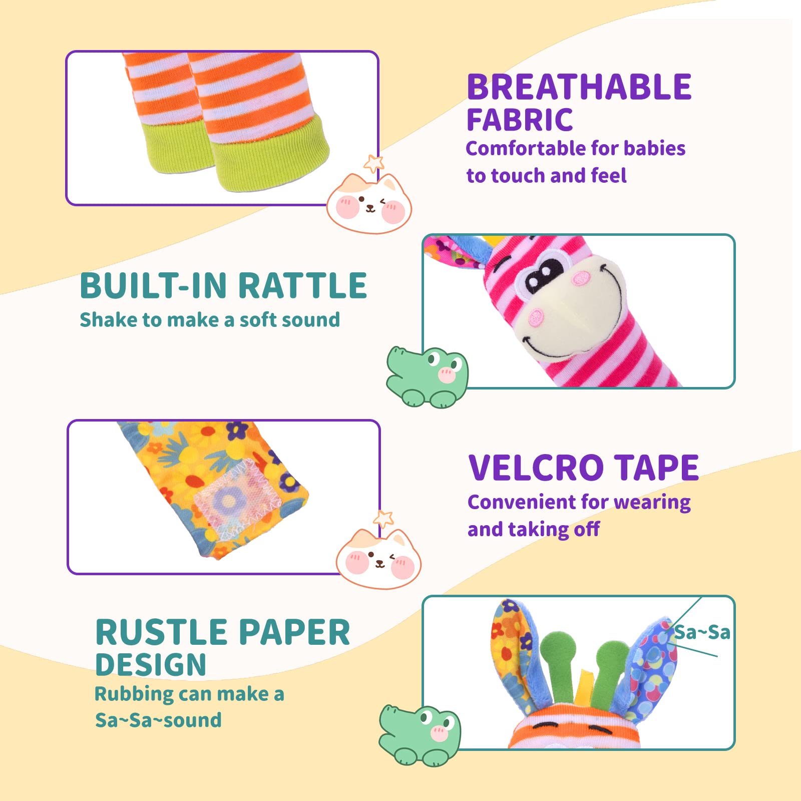 Padonise gift set packaging showcasing the complete toy pair for baby showers.
