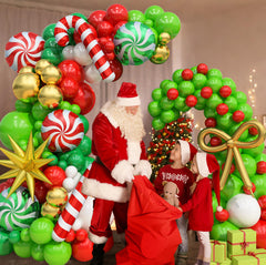 Paeyeq XL red cane balloons for dramatic accent and versatile arrangements