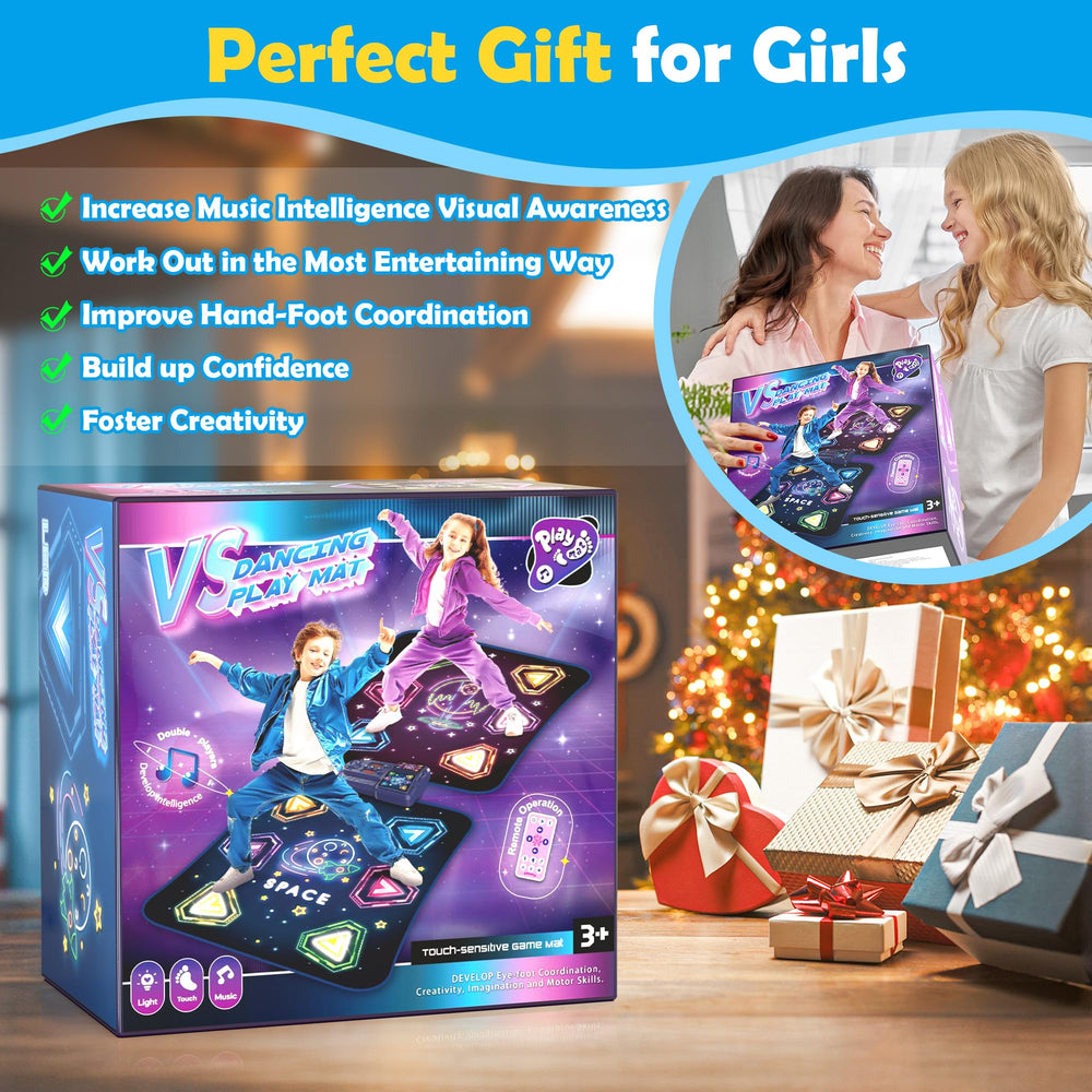 Pafolo Christmas gift-ready dance mat under tree