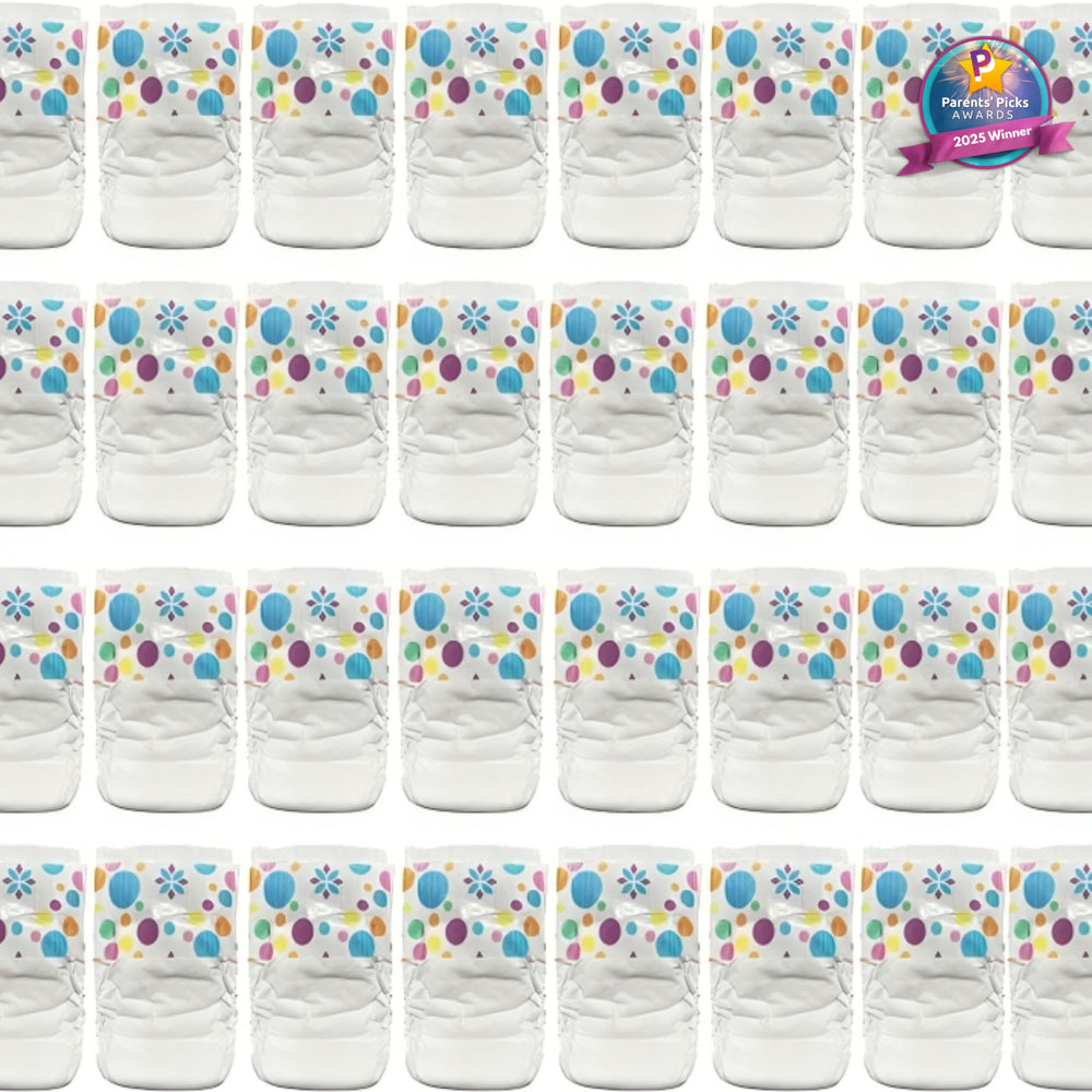 Pail Buddies 32-count diaper refill for 10–14 inch Baby Alive dolls.